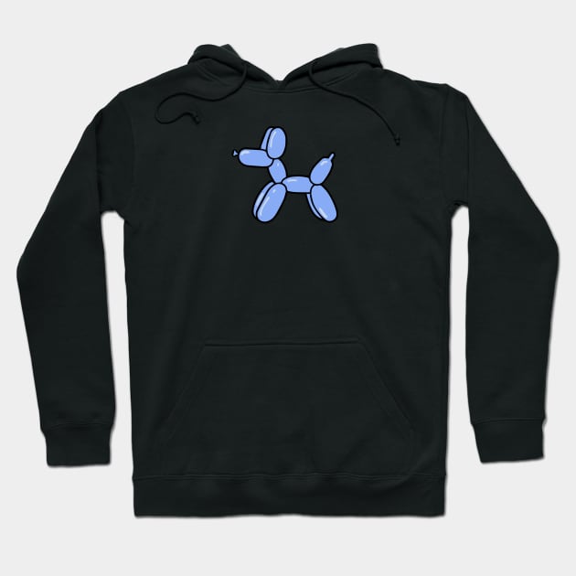 Blue Balloon Dog Hoodie by ShayliKipnis